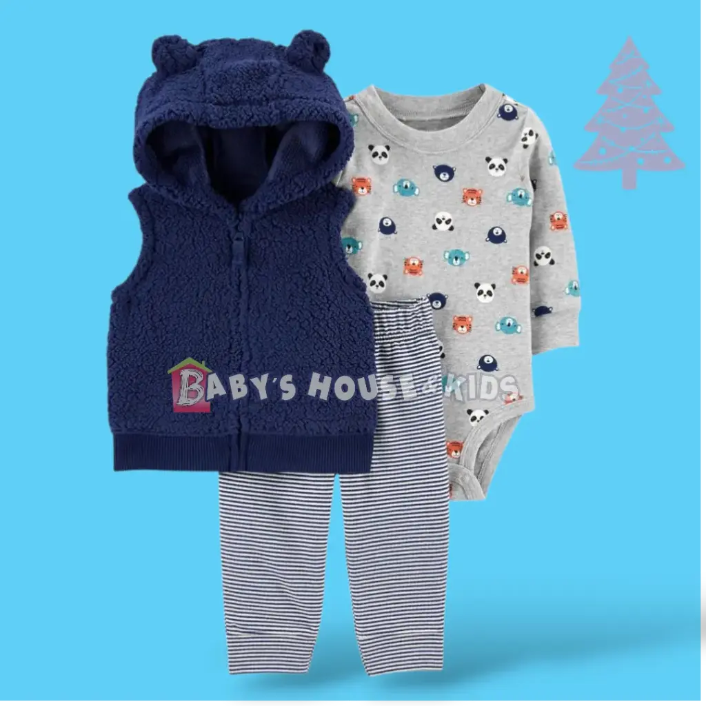 Set calientito 3 piezas 🐻 talla 3 meses
