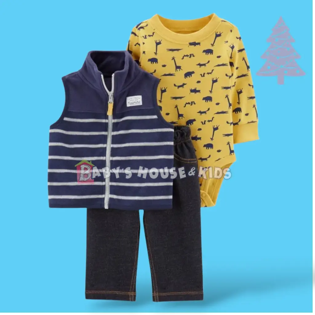 Set con chaleco talla 3 meses