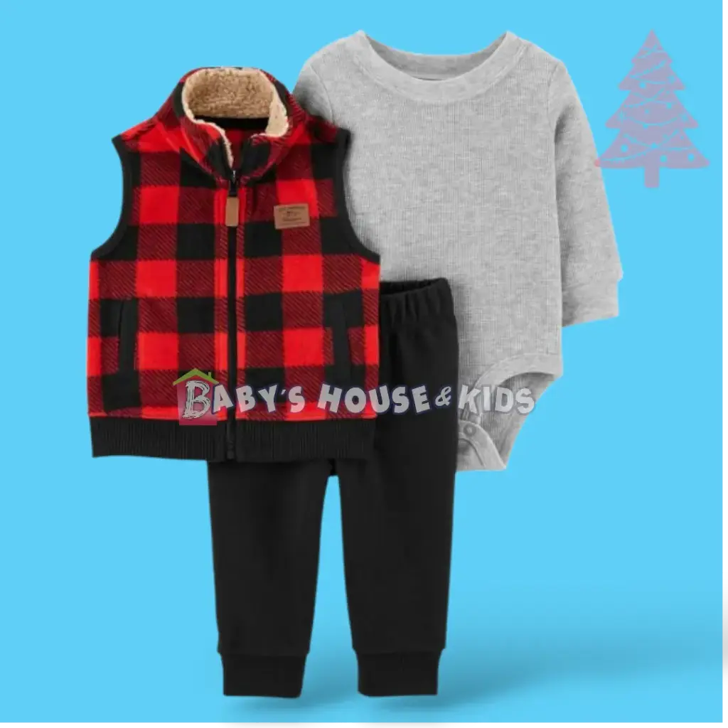 Set con chaleco de temporada 🎄 talla 6 meses