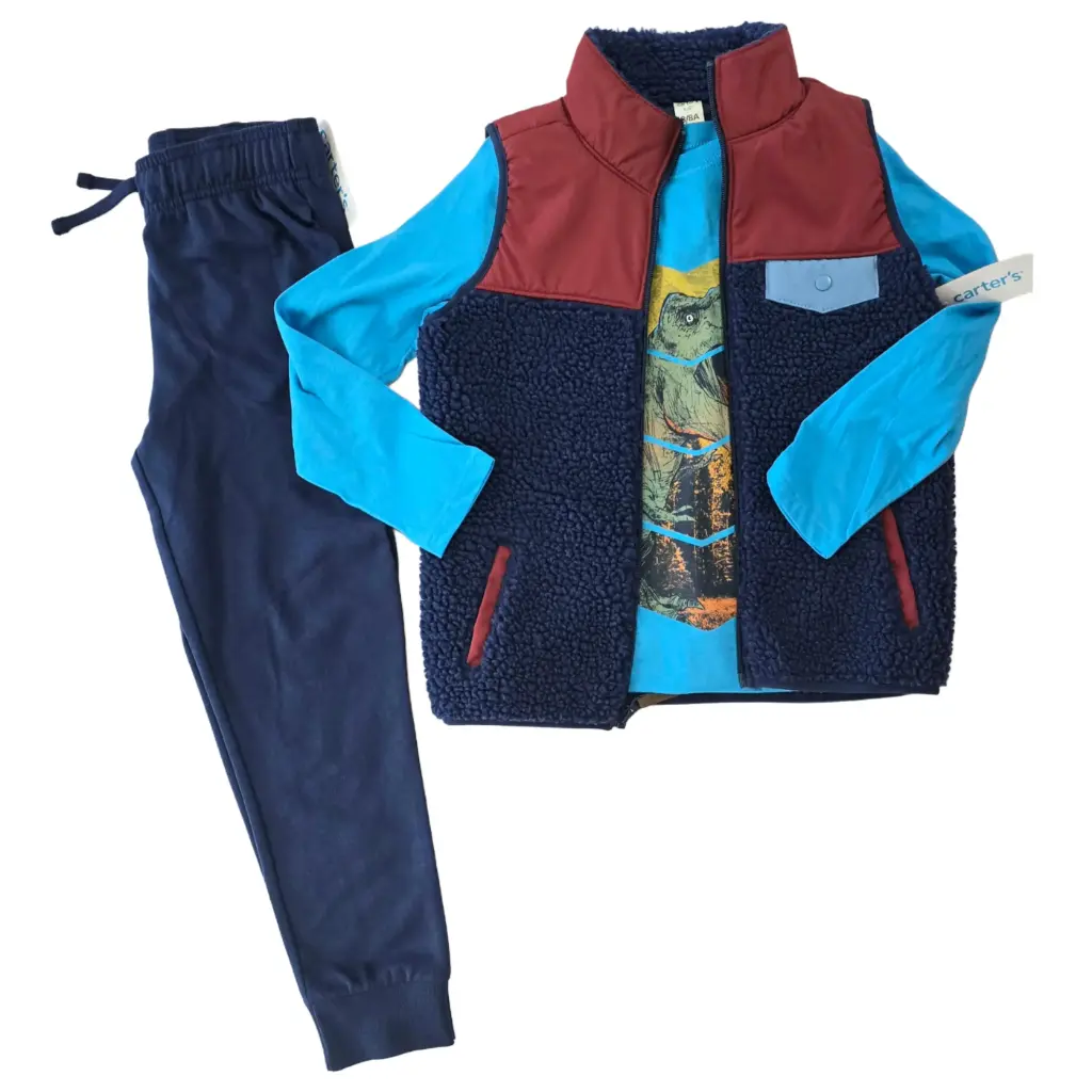 Outfit con centro y buzo de algodón talla 12