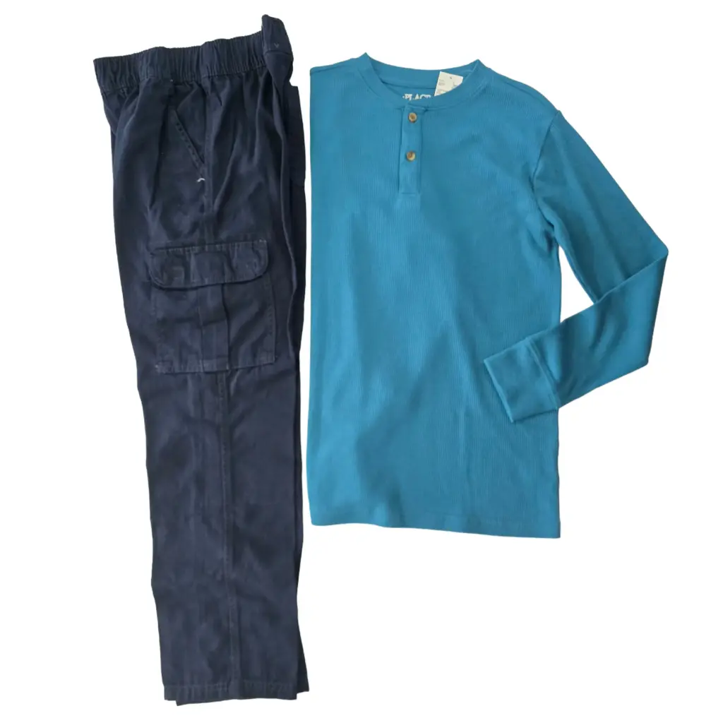 Camisa stretch y pantalón bombero talla 12