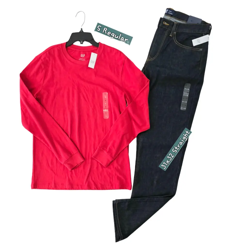 Camisa S y jeans talla 31x32