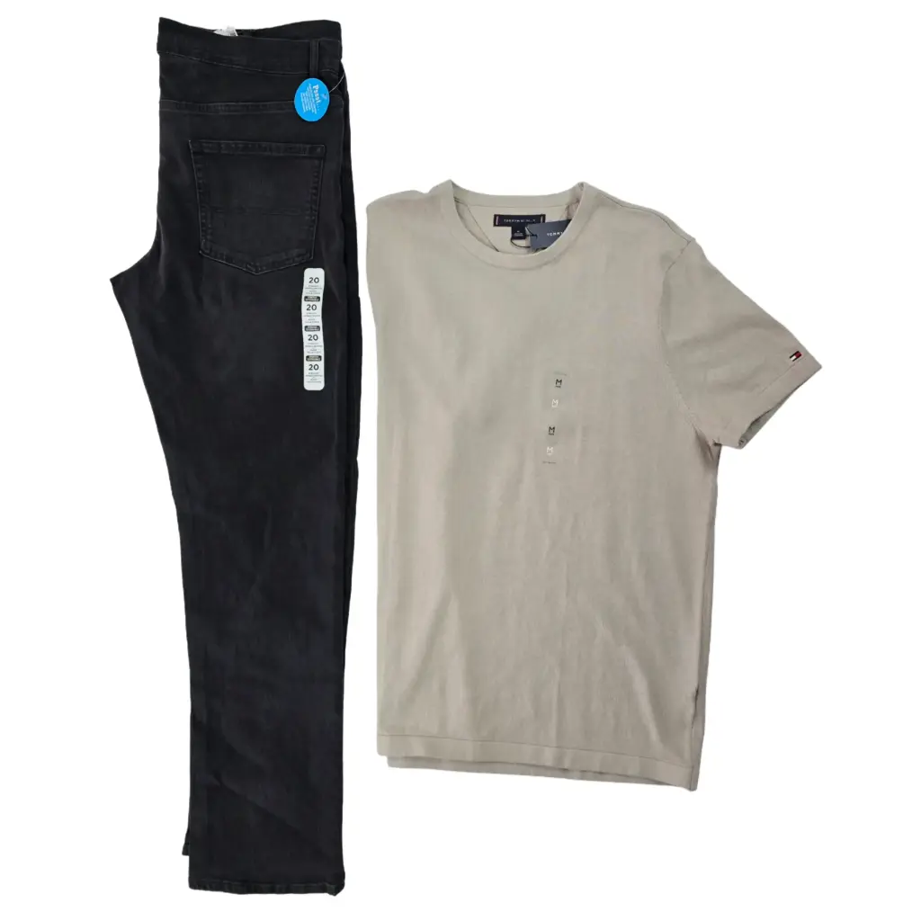 Camisa sweater talla M y Jeans + ancho stretch 20( equivale a talla 32)