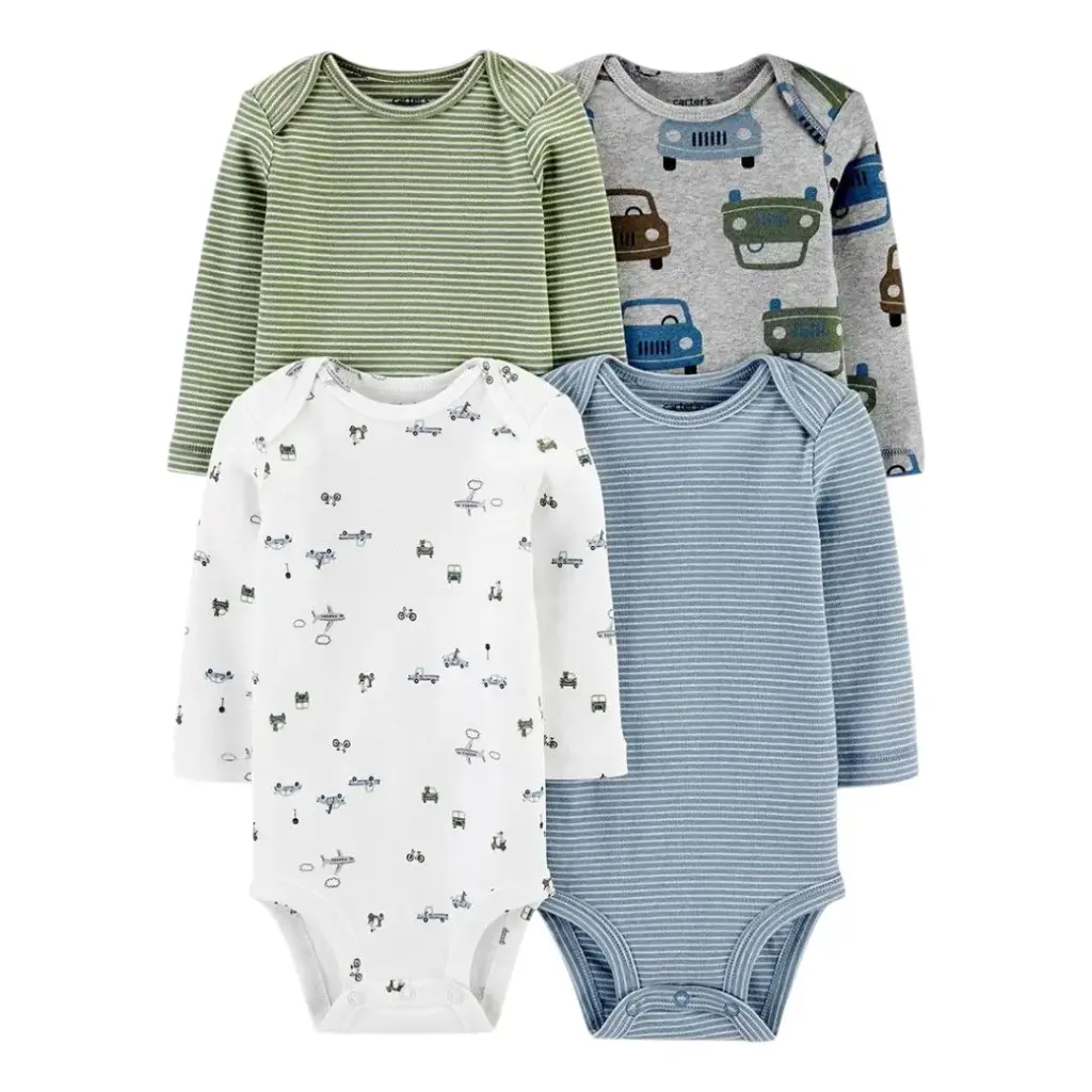 Set 4 mamelucos🚗talla 24 meses 