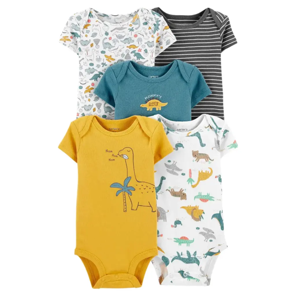 Set 5 mamelucos talla 24 meses 🦕