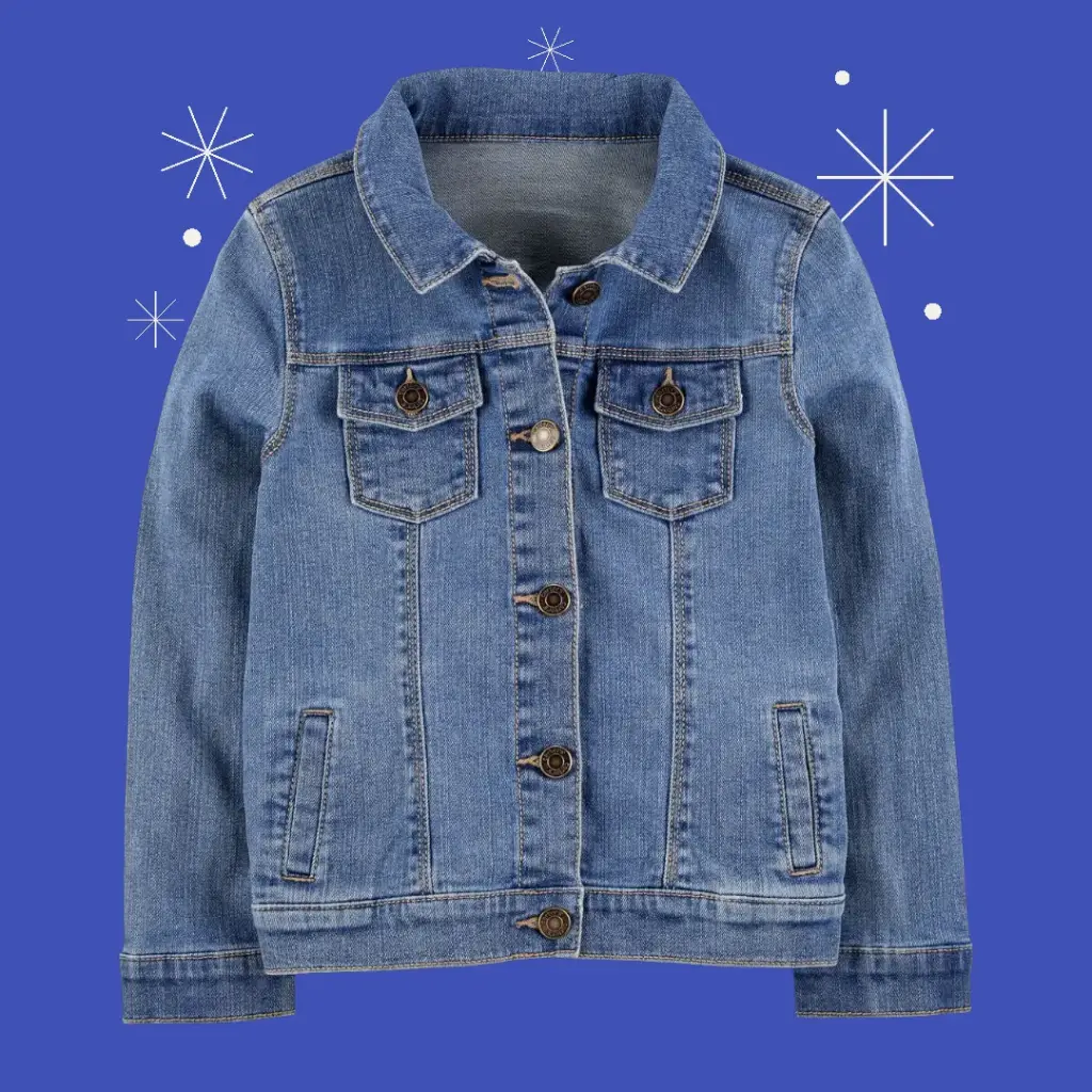 Chumpa Jeans color azul, talla 12