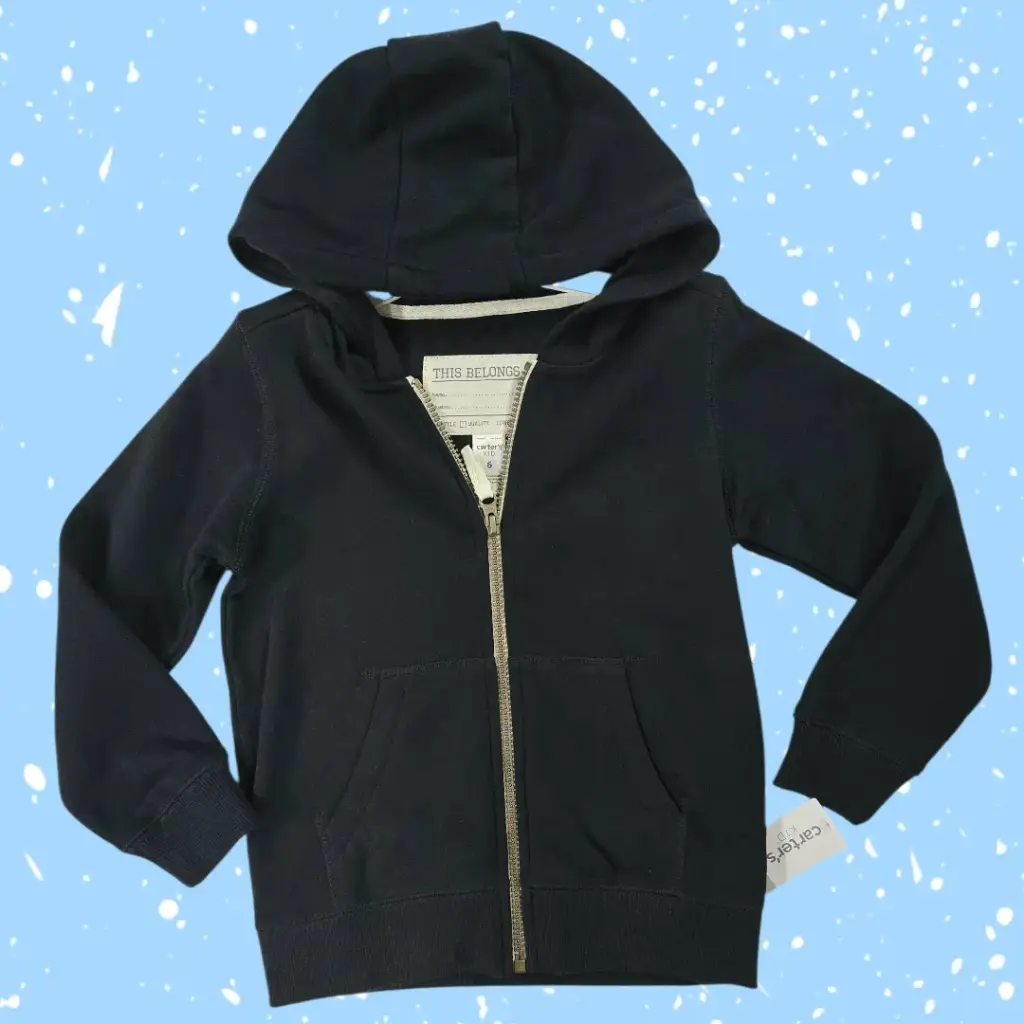 Chumpa color negro, talla 6