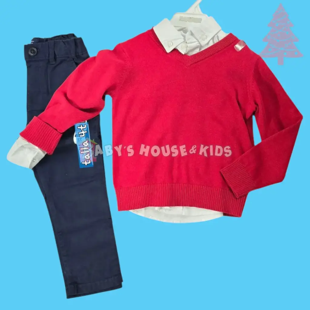 Outfit de temporada, talla 4t 