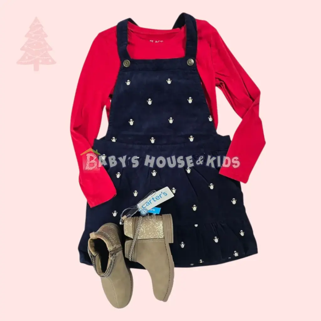 Overol azul marino de temporada talla 6 