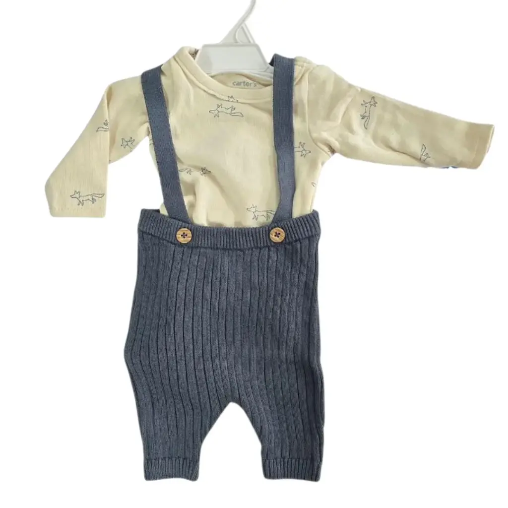 Set elegante recién nacido talla 0-3 meses