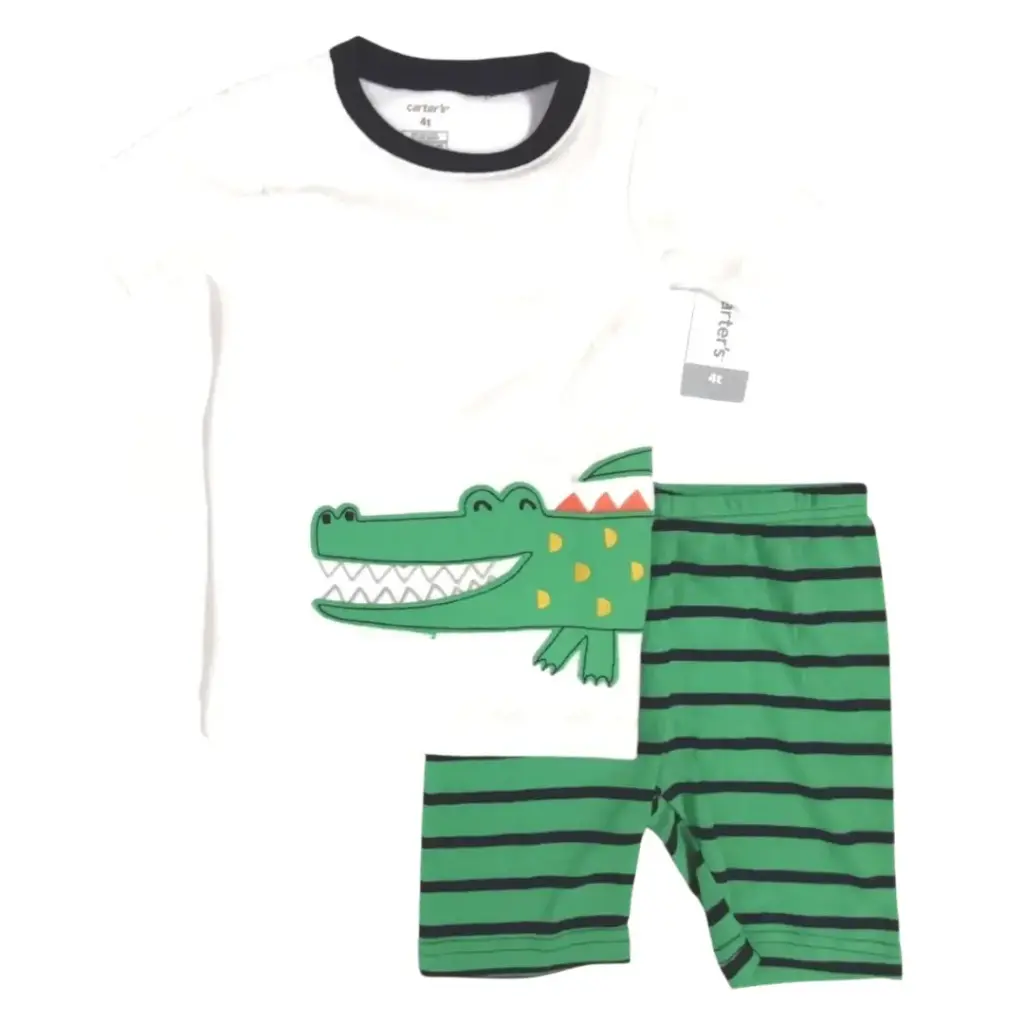 Pijama de short 🐊 talla 12 meses