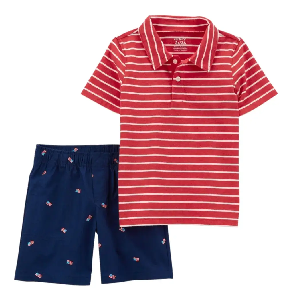 Set de algodón con Short talla 18 meses