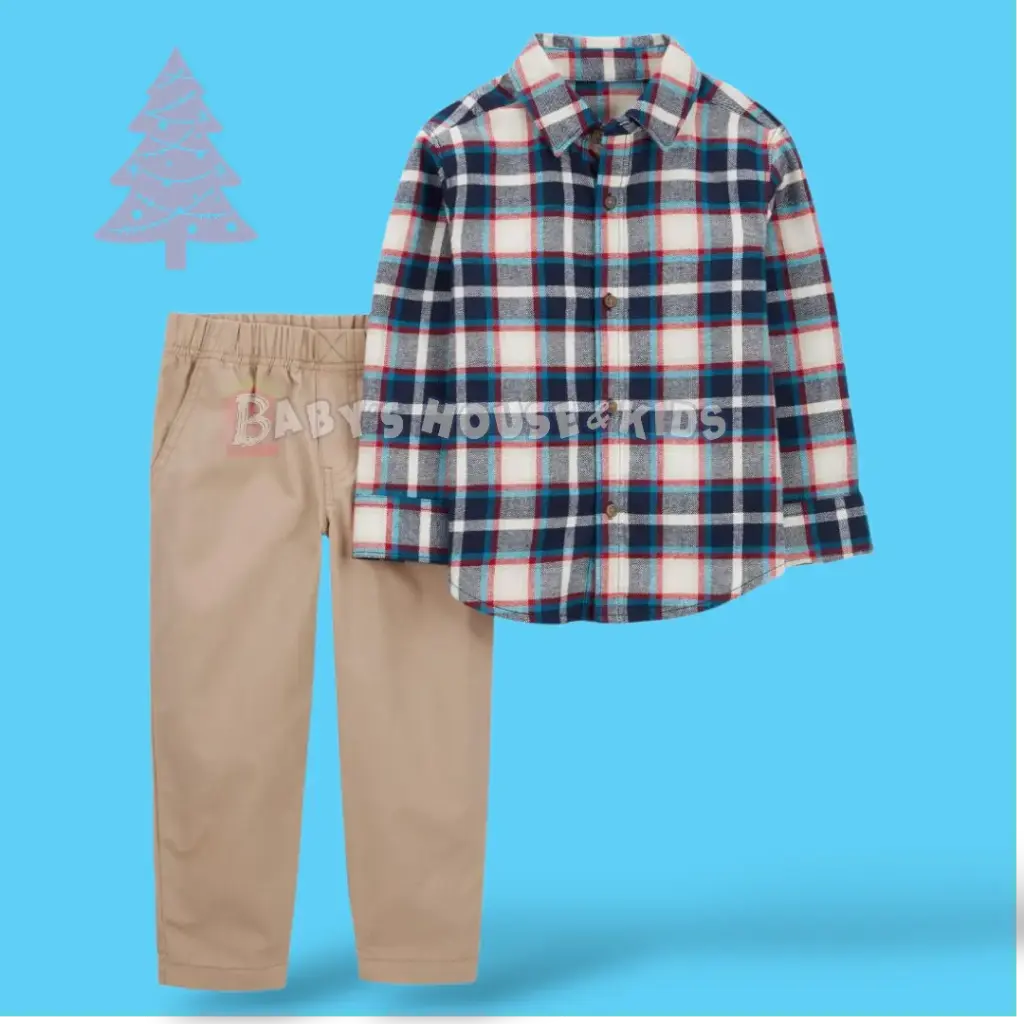 Set Camisa calientita y pantalón, talla 18 meses 