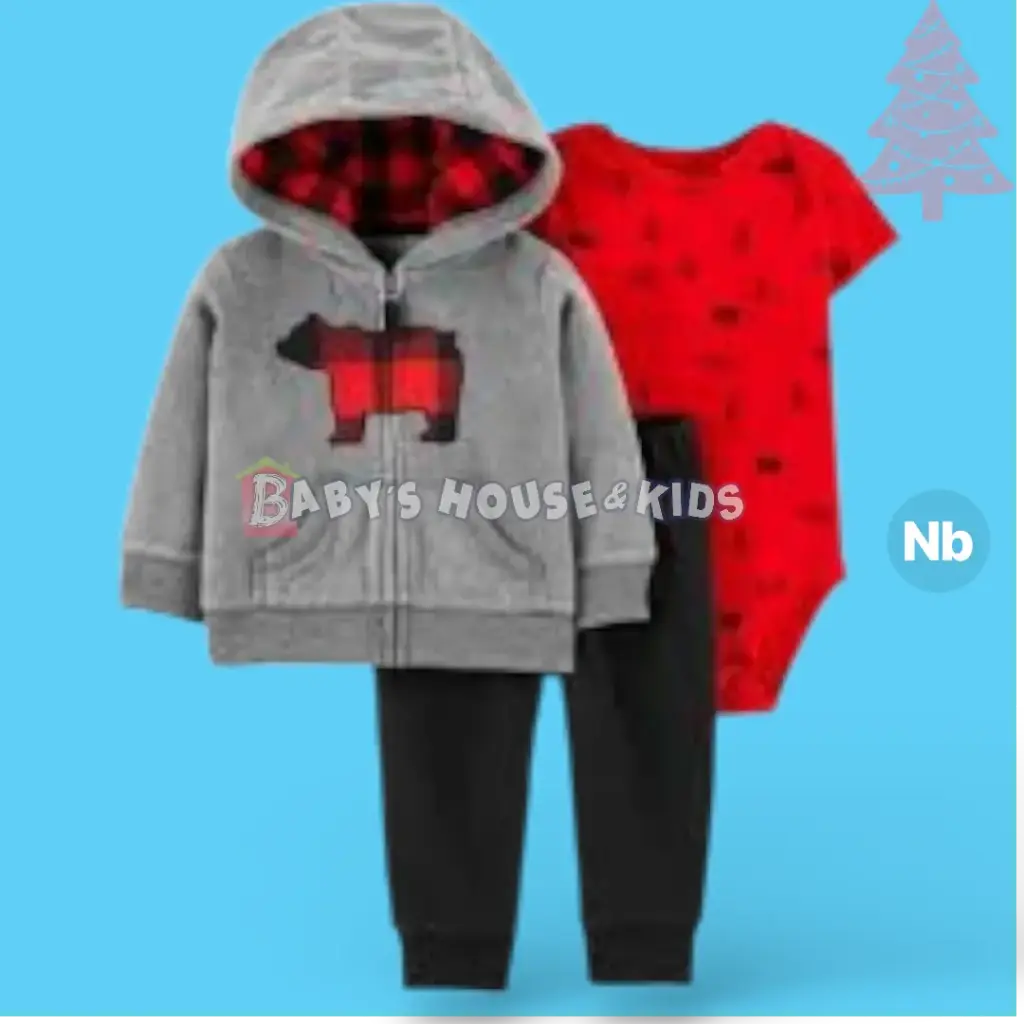 Set 3 piezas calientito talla recién nacido ❄️