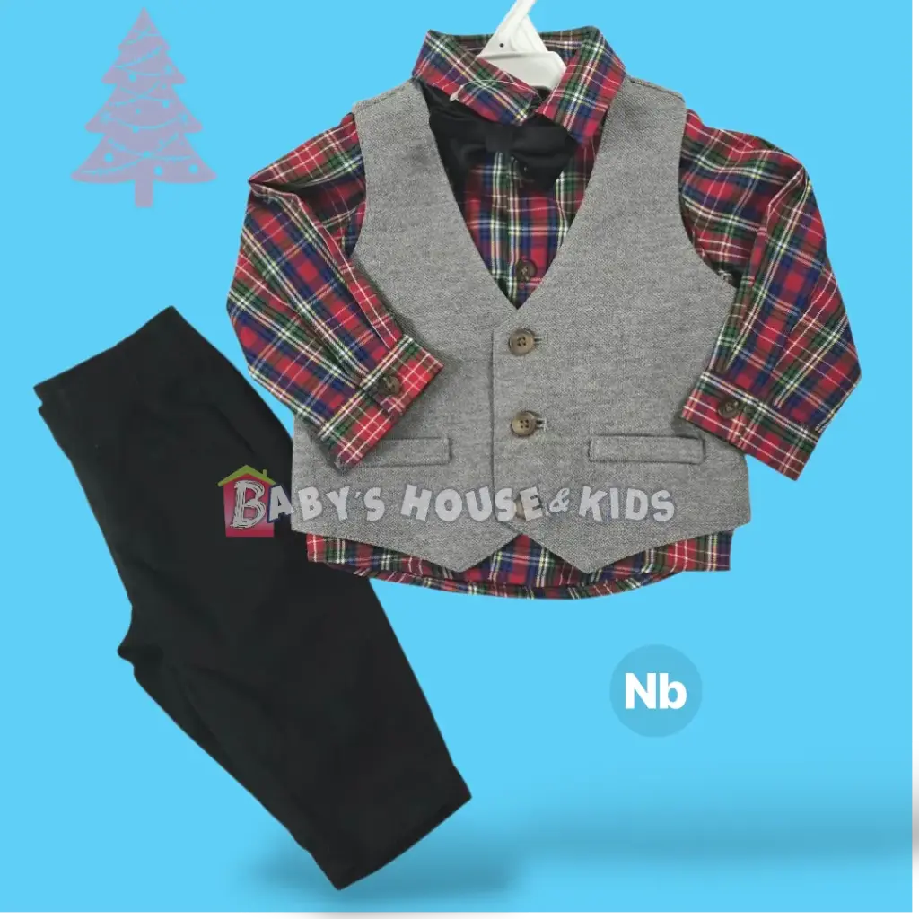 Set 4 piezas formal recién nacido 