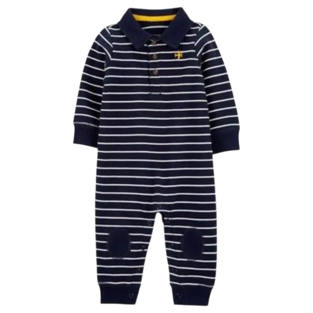 Pijama recién nacido estilo polo 😎 talla 0-3 meses