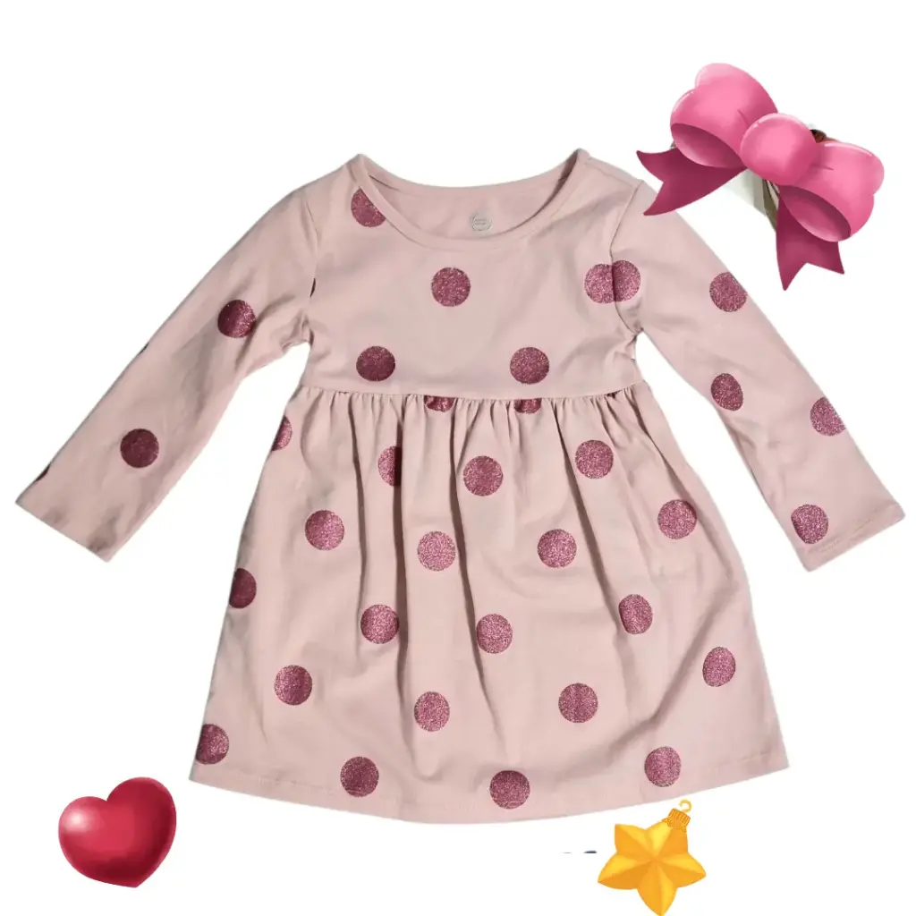 Vestido de algodón, talla 2t 