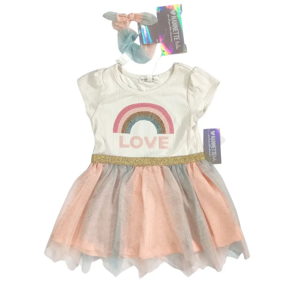 Vestido con tutú incluye cola, talla 2t
