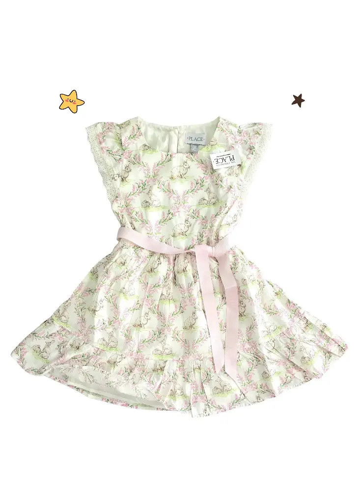 Vestido casual con forro interior  talla 7 