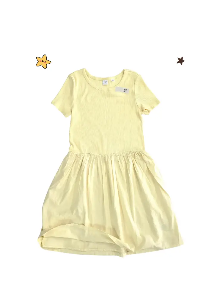 Vestido tela suave y con forro talla 7