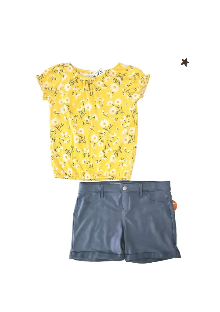 Set camiseta stretch y short PLUS talla 12
