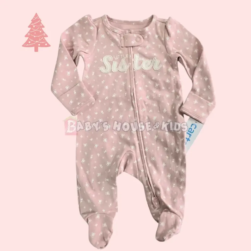 Pijama recien nacida para cuando es hermanita menor.🥰