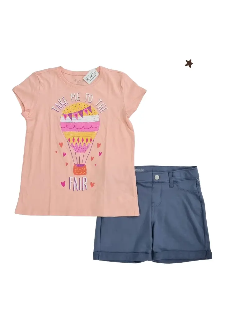 Camiseta y short stretch talla 12