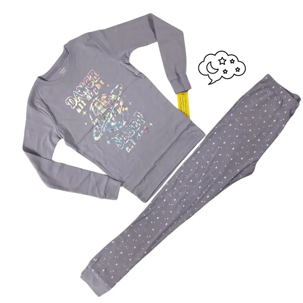 Pijama 100% algodón, talla 14 