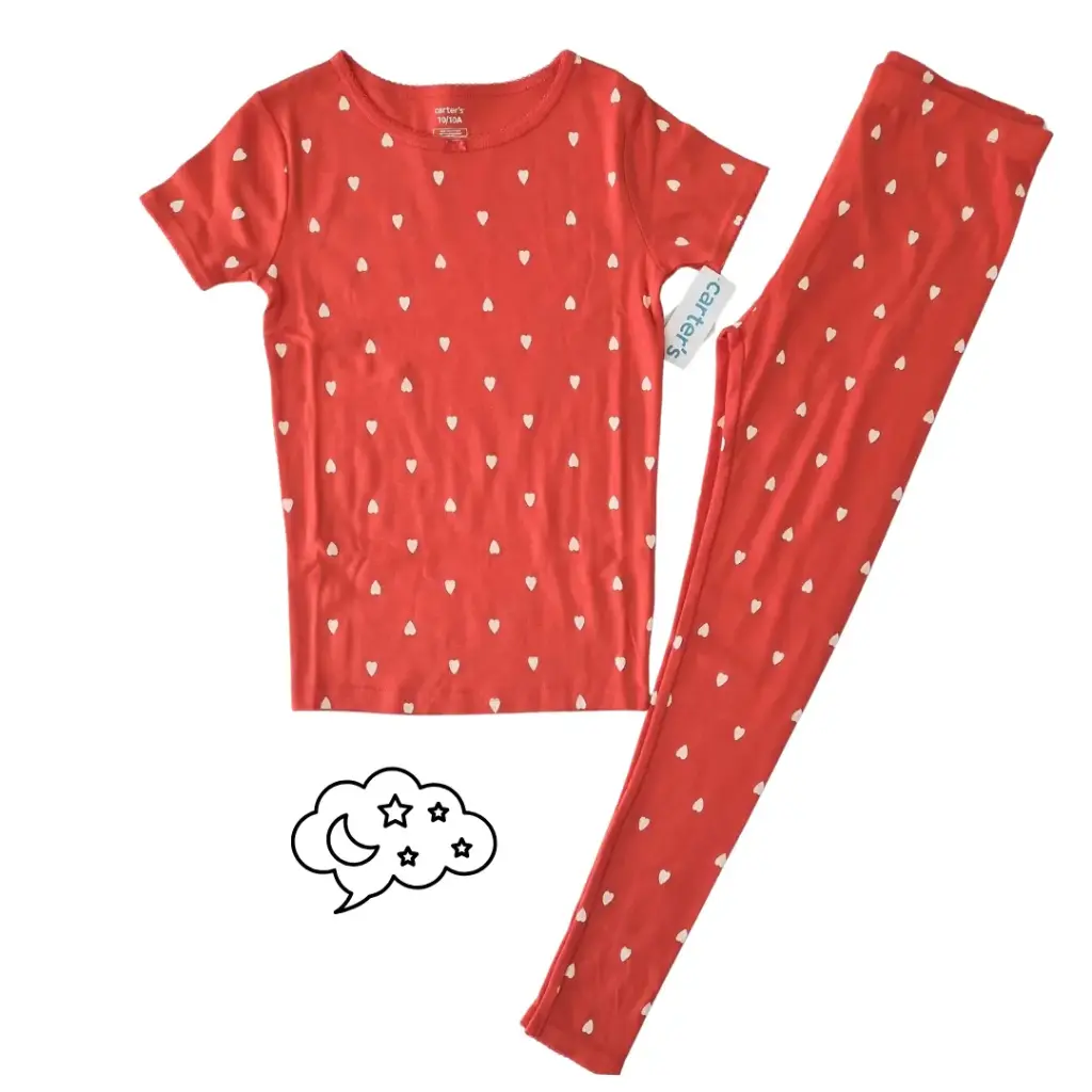 Pijama 100% algodón, talla 14