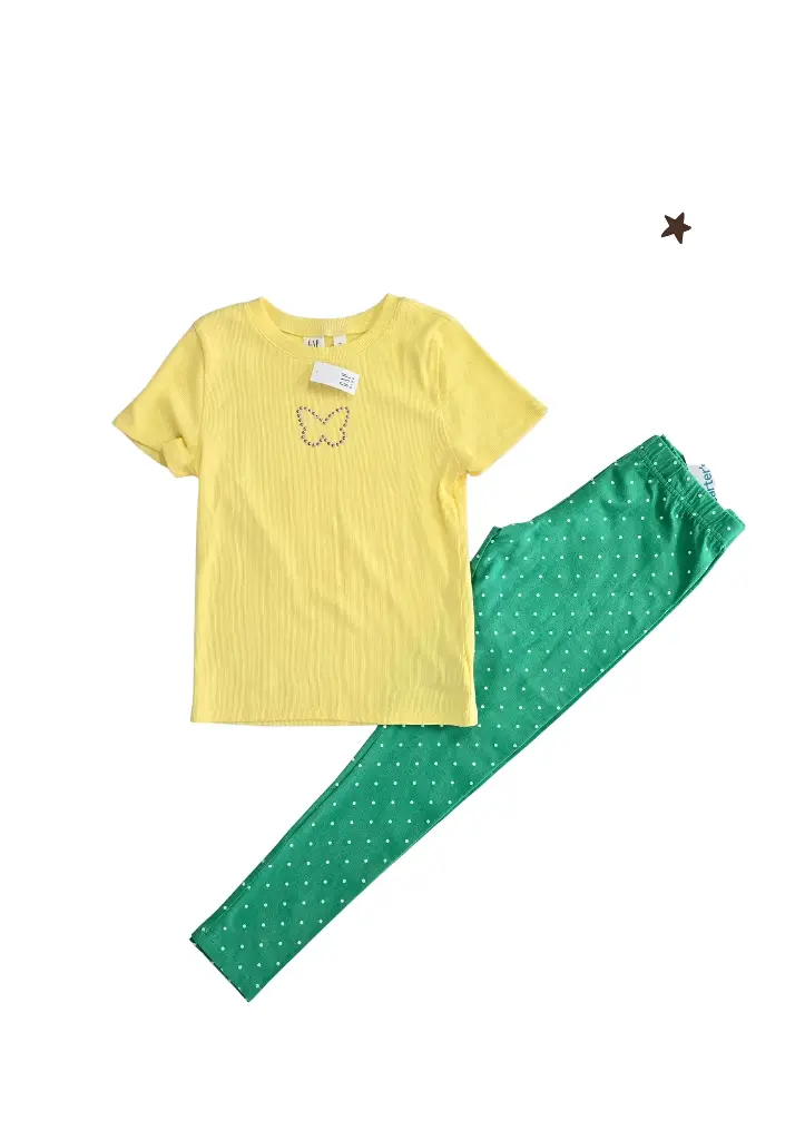 Camisa stretch y leggin talla 14