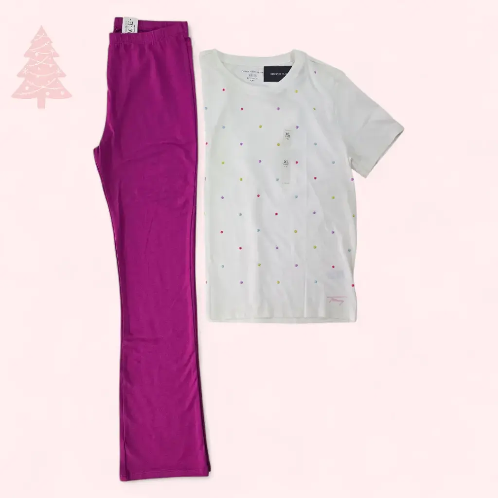 Blusa y leggings, talla 16