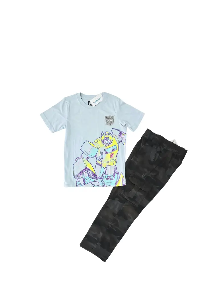 Camiseta personaje y cargo militar talla 7