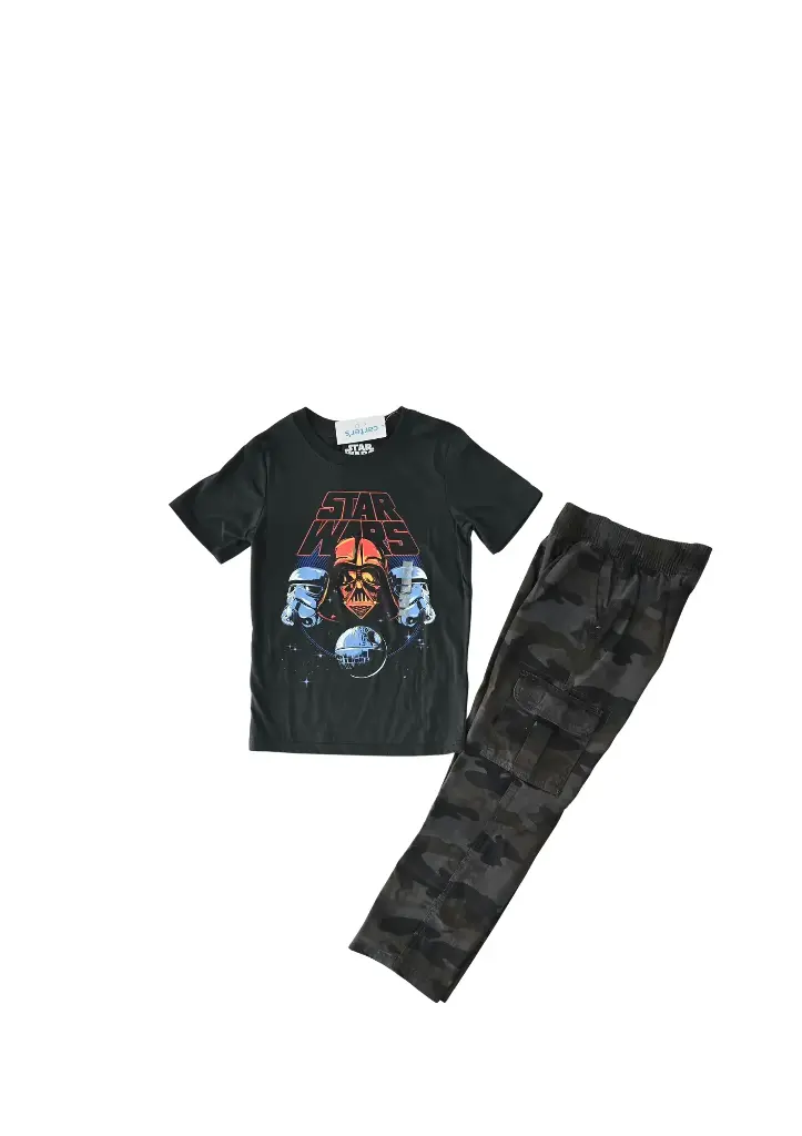 Camiseta y pantalón cargo militar talla 7