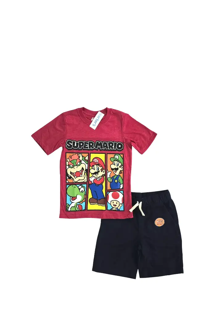 Camiseta y short talla 8