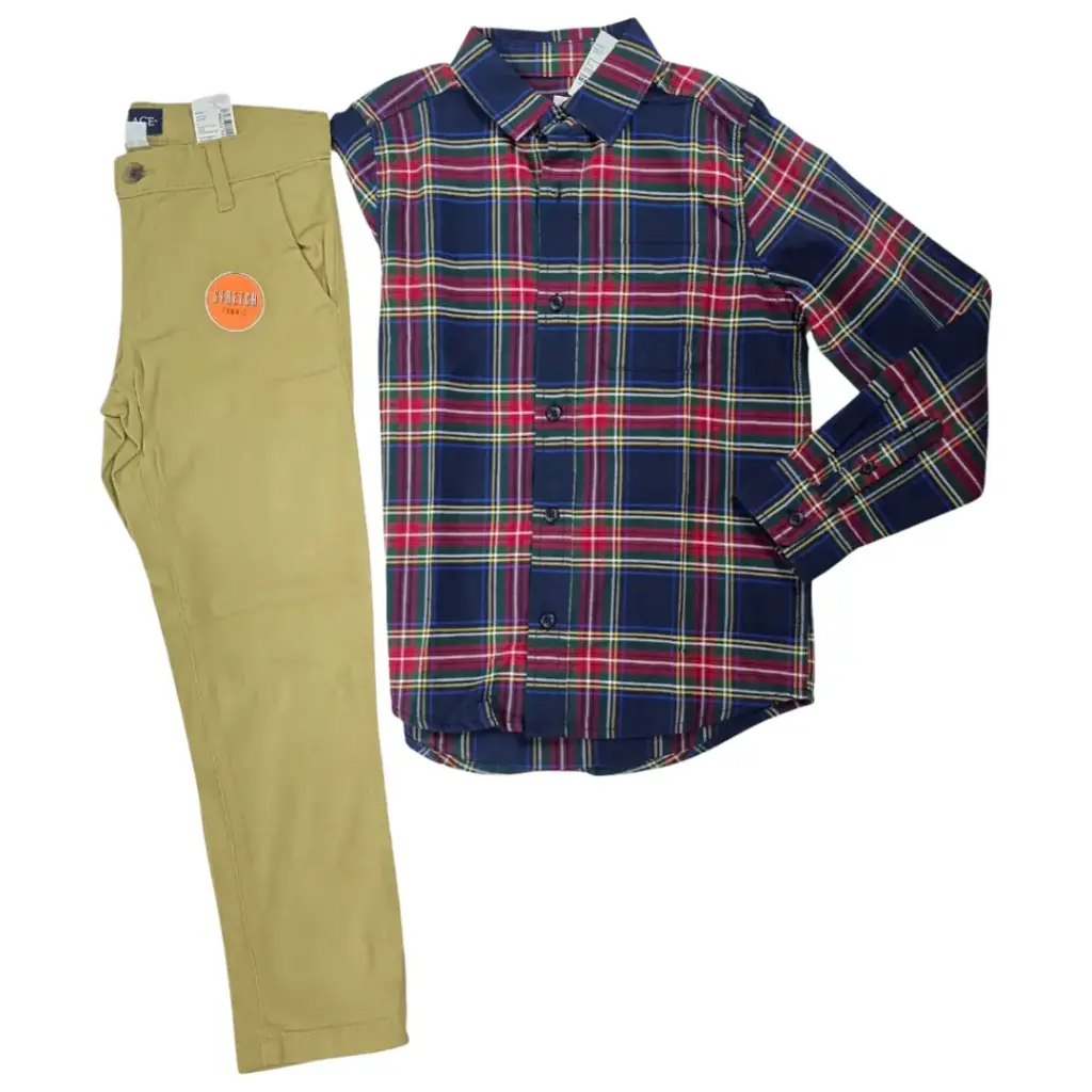 Camisa formal y pantalón formal, talla 8