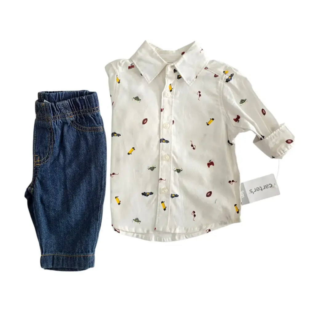 Set 2 piezas 🩵 talla 3 meses 