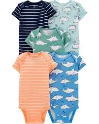 Set de 5 Mamelucos talla 6 meses