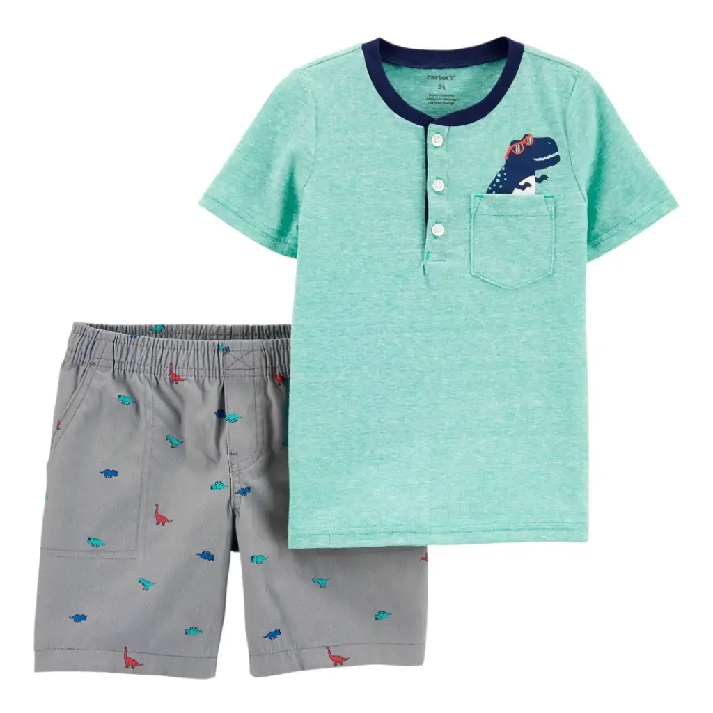 Set con short 🦖talla 9 meses