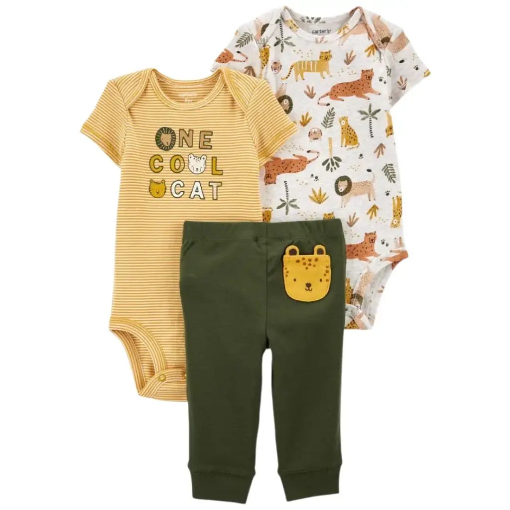 Set 3 piezas🐯 talla 9 meses