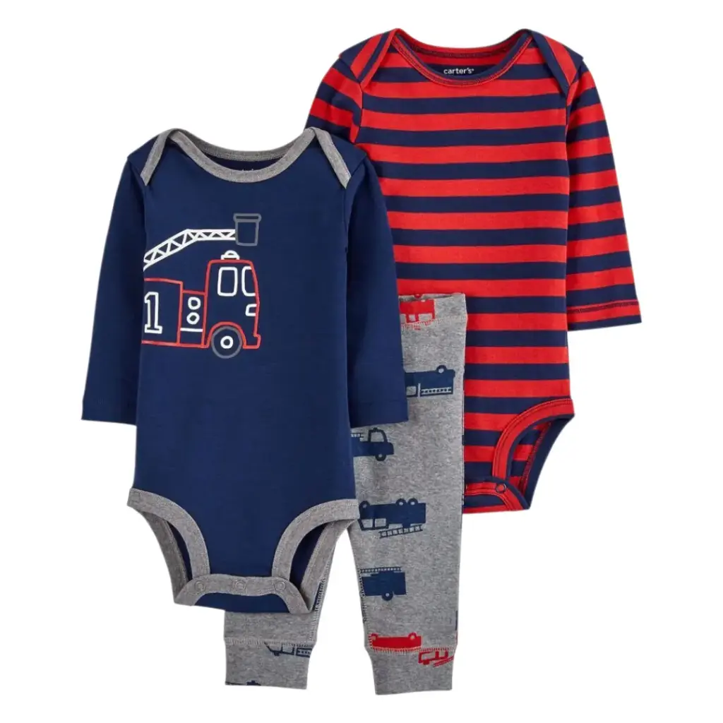 Set 3 piezas 🚒talla 9 meses