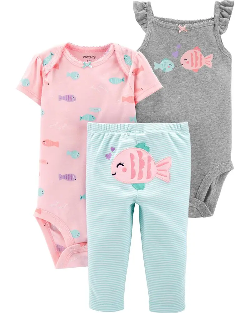 Set 3 piezas recién nacida talla nb 
