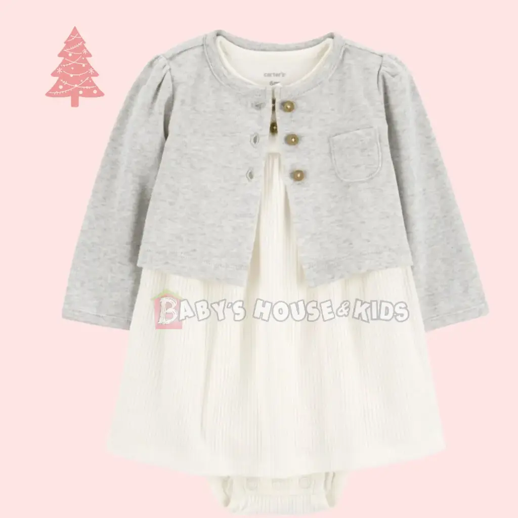 Mameluco con sweater ligero de algodón, talla 3 meses