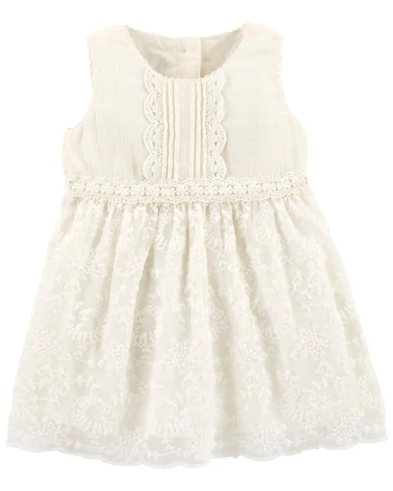 Vestido color ivory recién nacida talla nb