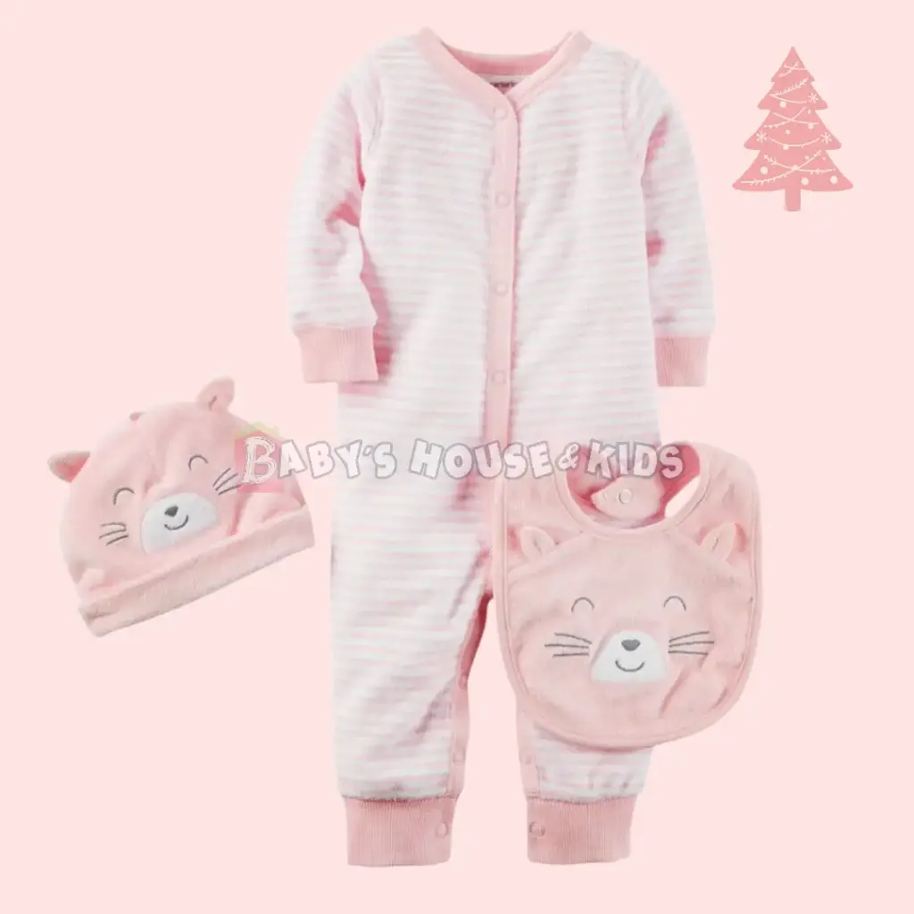 Set 3 piezas pijama, talla 9 meses