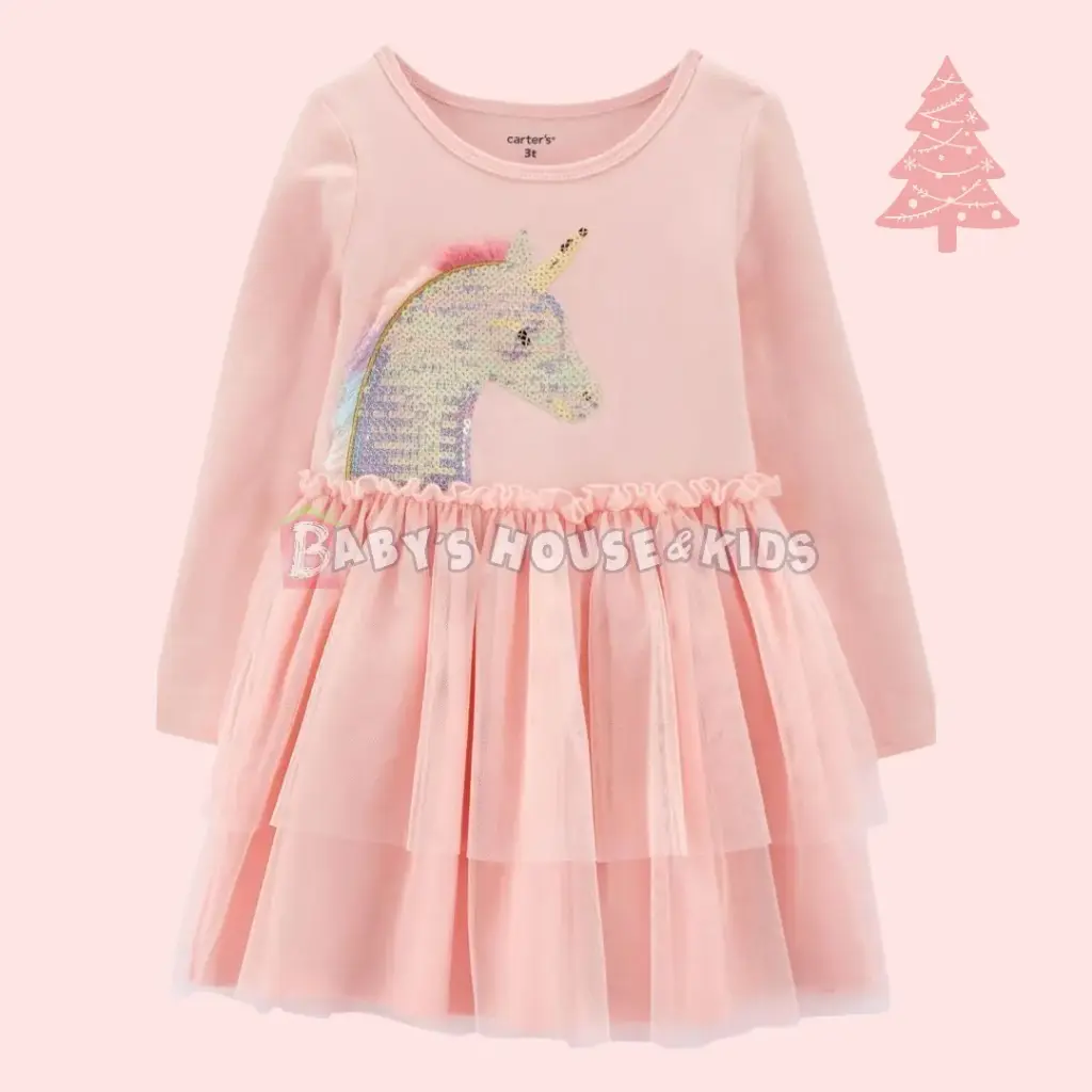 Vestido stretch 🦄talla 9 meses