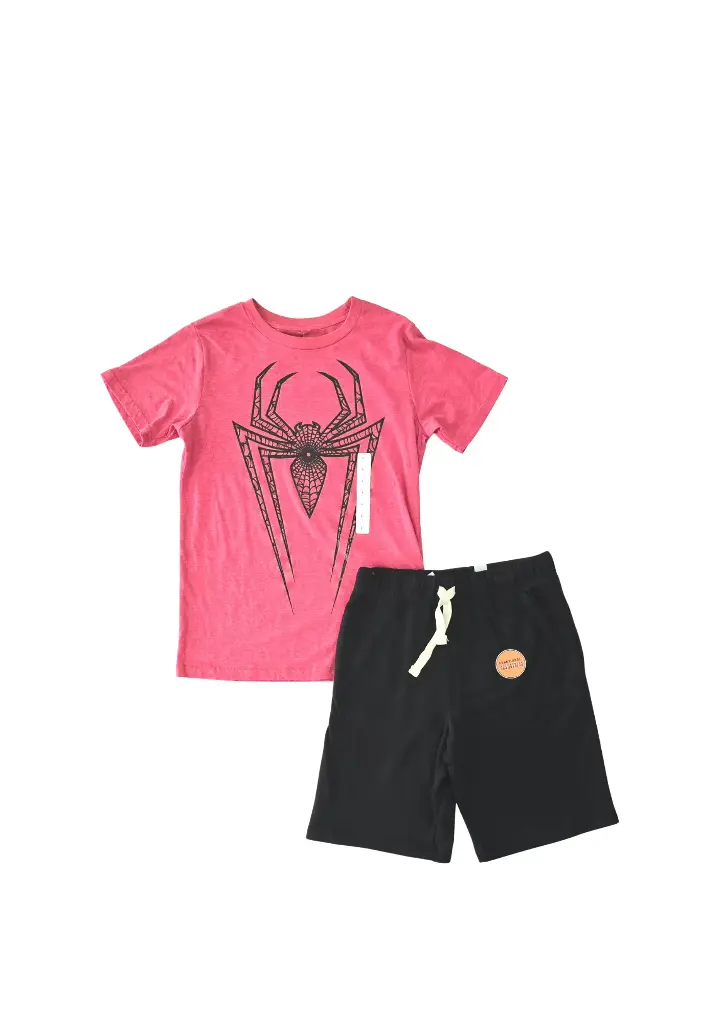 Camiseta de personaje y short fresco talla 10