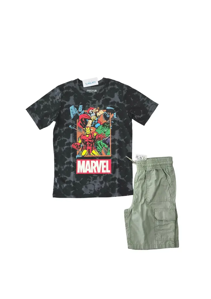 Camisa de personaje y short  talla 10