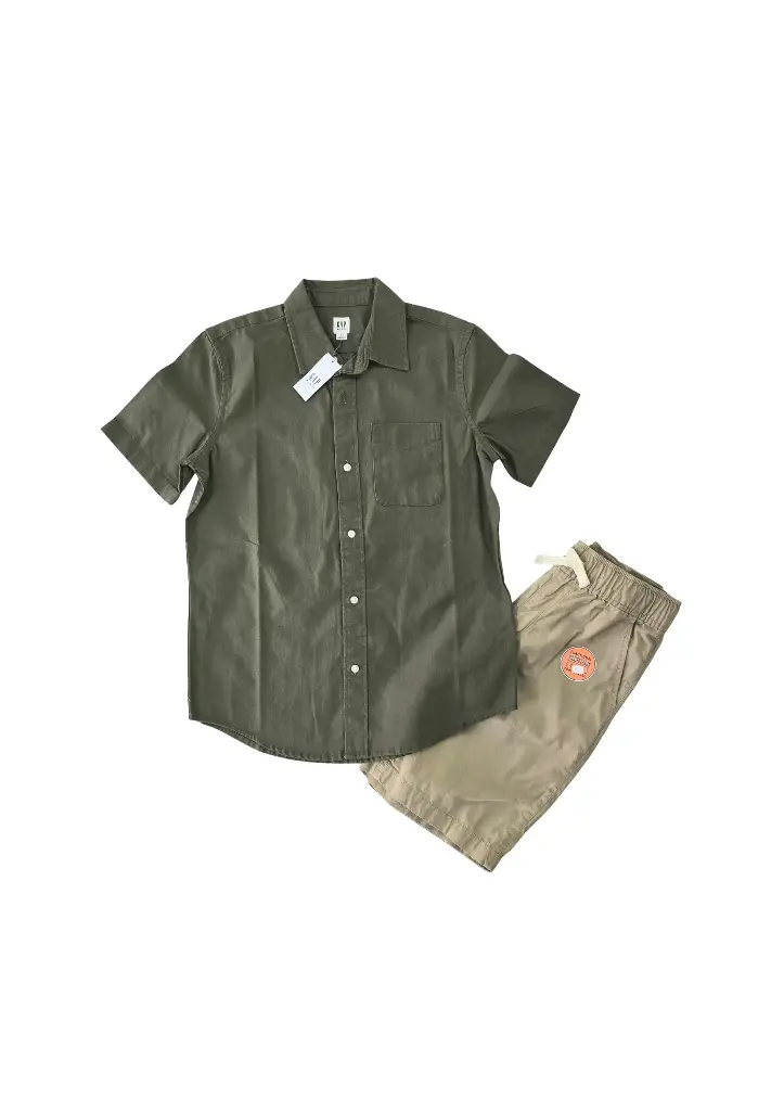 Camisa stretch y short talla 10