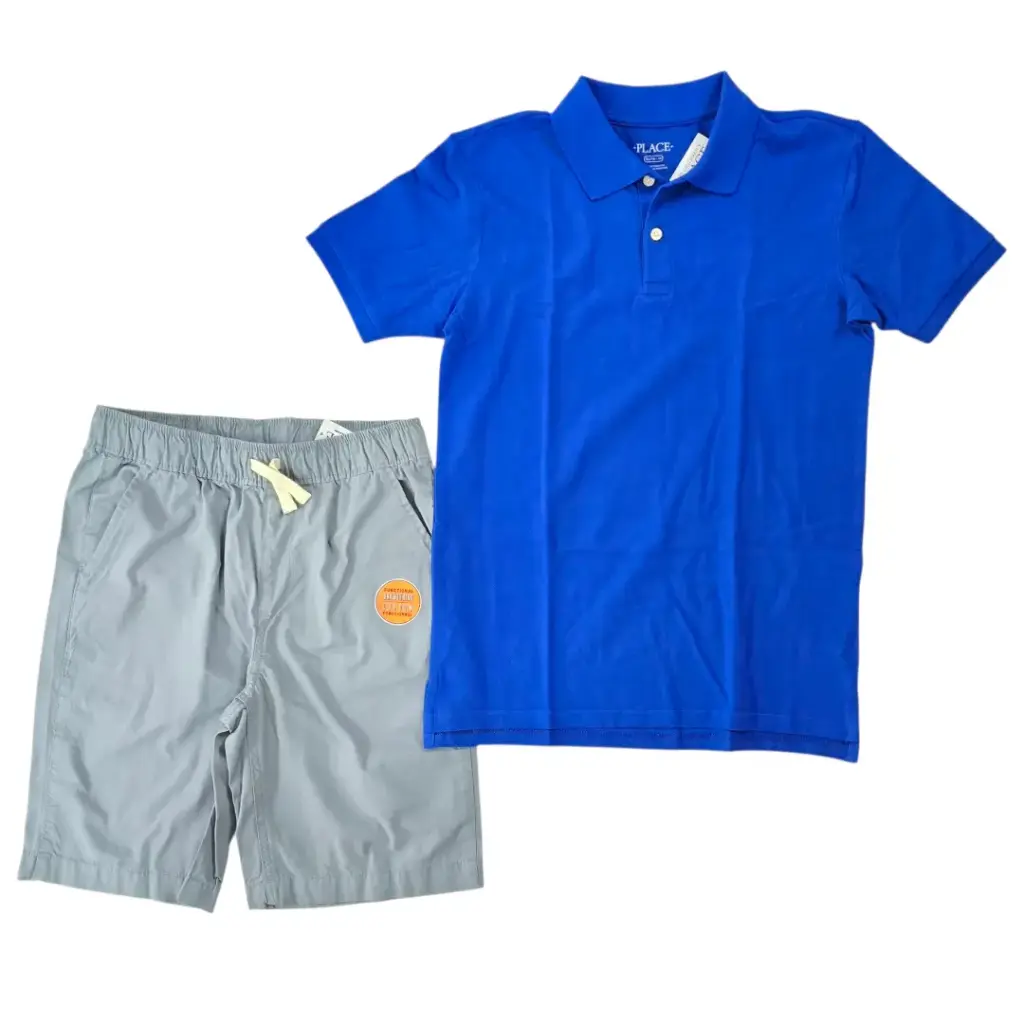 Camisa polo y short , talla 14