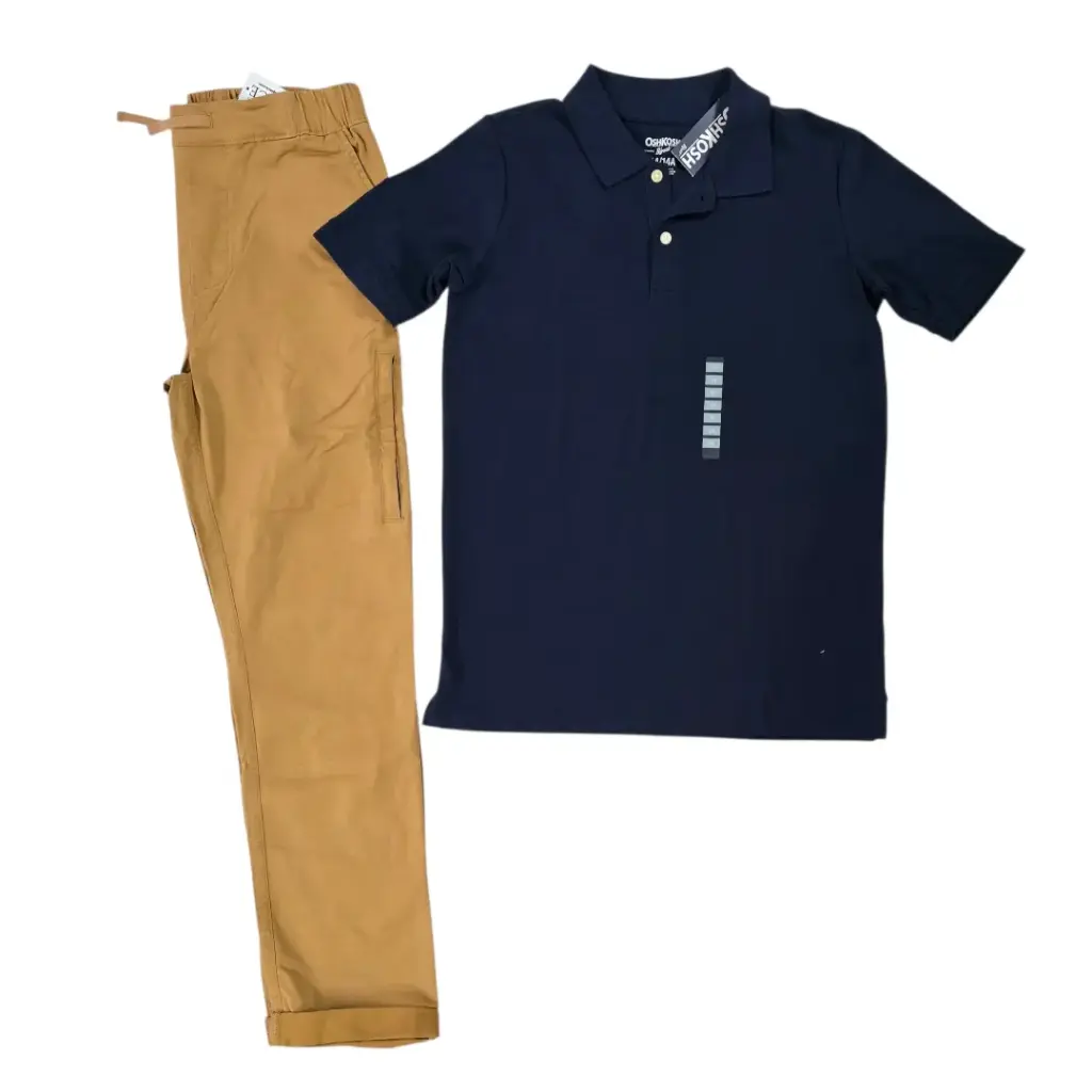 Polo y pantalón casualde elásticoy Zieper, talla 14 